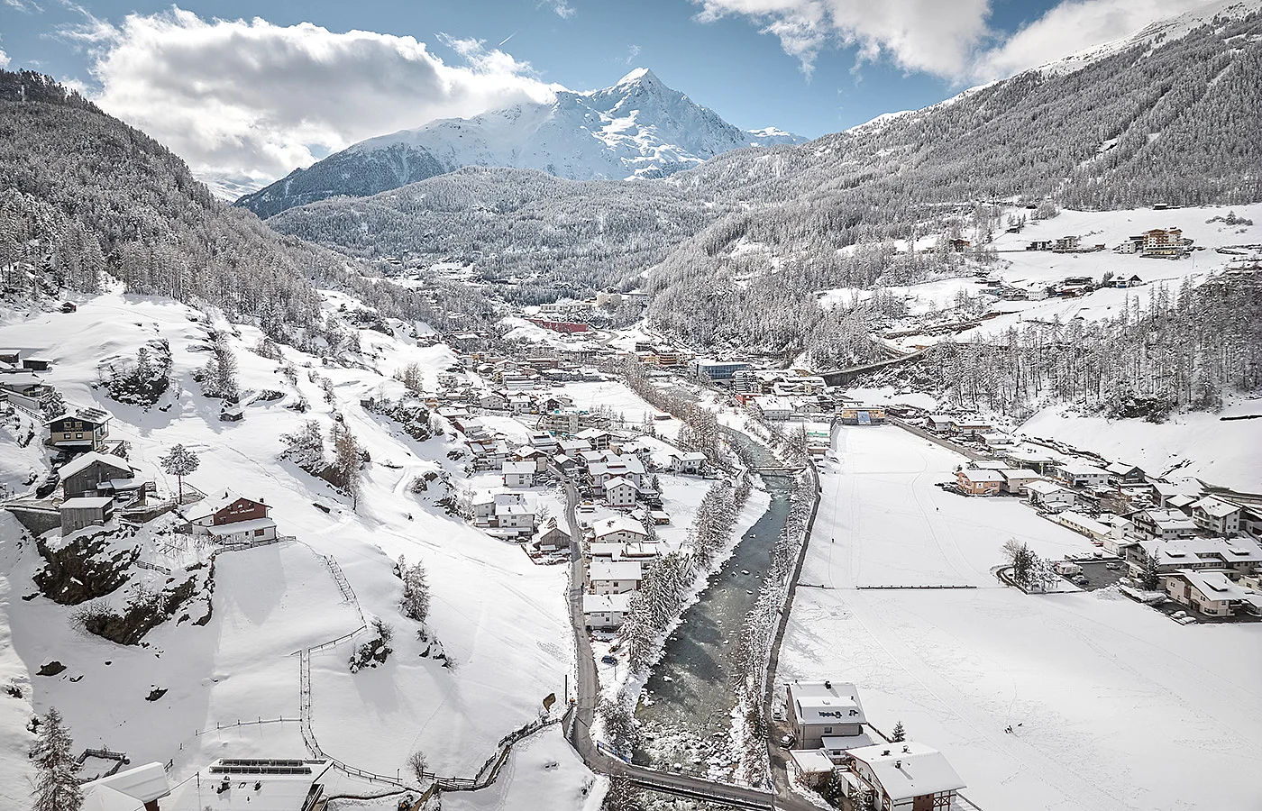 Hoch oben genießen.